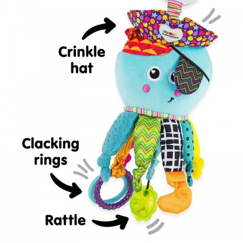 Lamaze Captain Calamari| Octopus Toy | Baby Toys | Stroller Toys | 0 months +